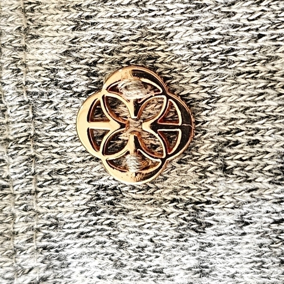 Turquoise Couture Lagenlook Stretchy Soft Gray Dress and Cardigan Set Size S - Picture 9 of 14